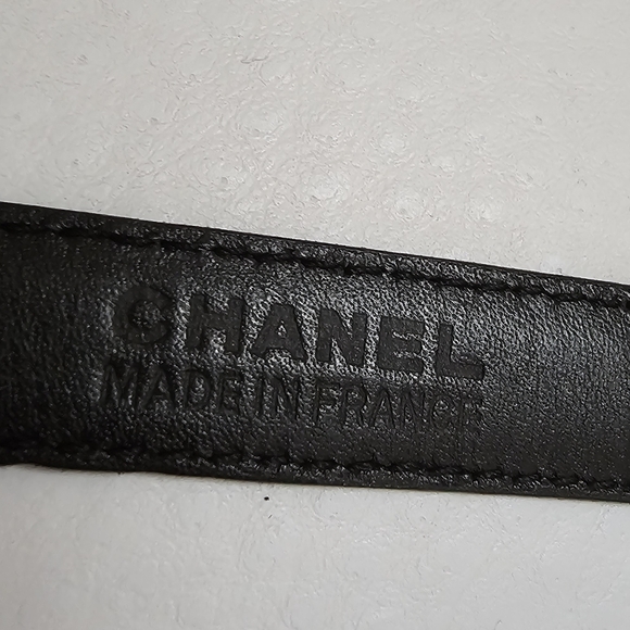 CHANEL Calf Leather Double CC Belt - Picture 8 of 16